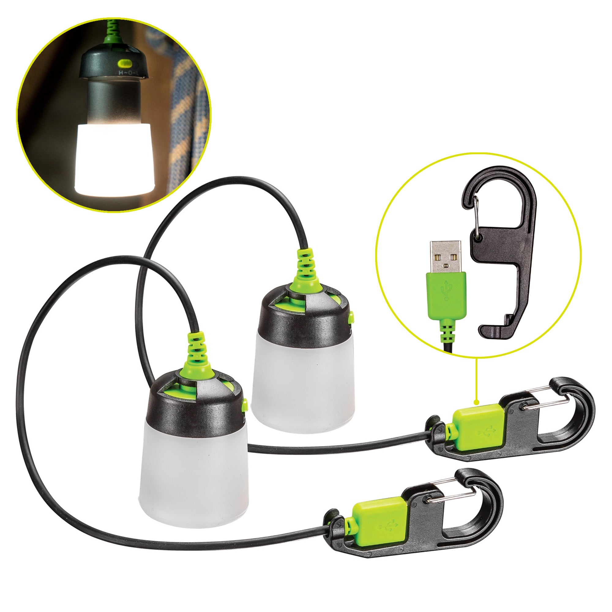 Lumavine Mini LED Lantern - 2 Piece Set