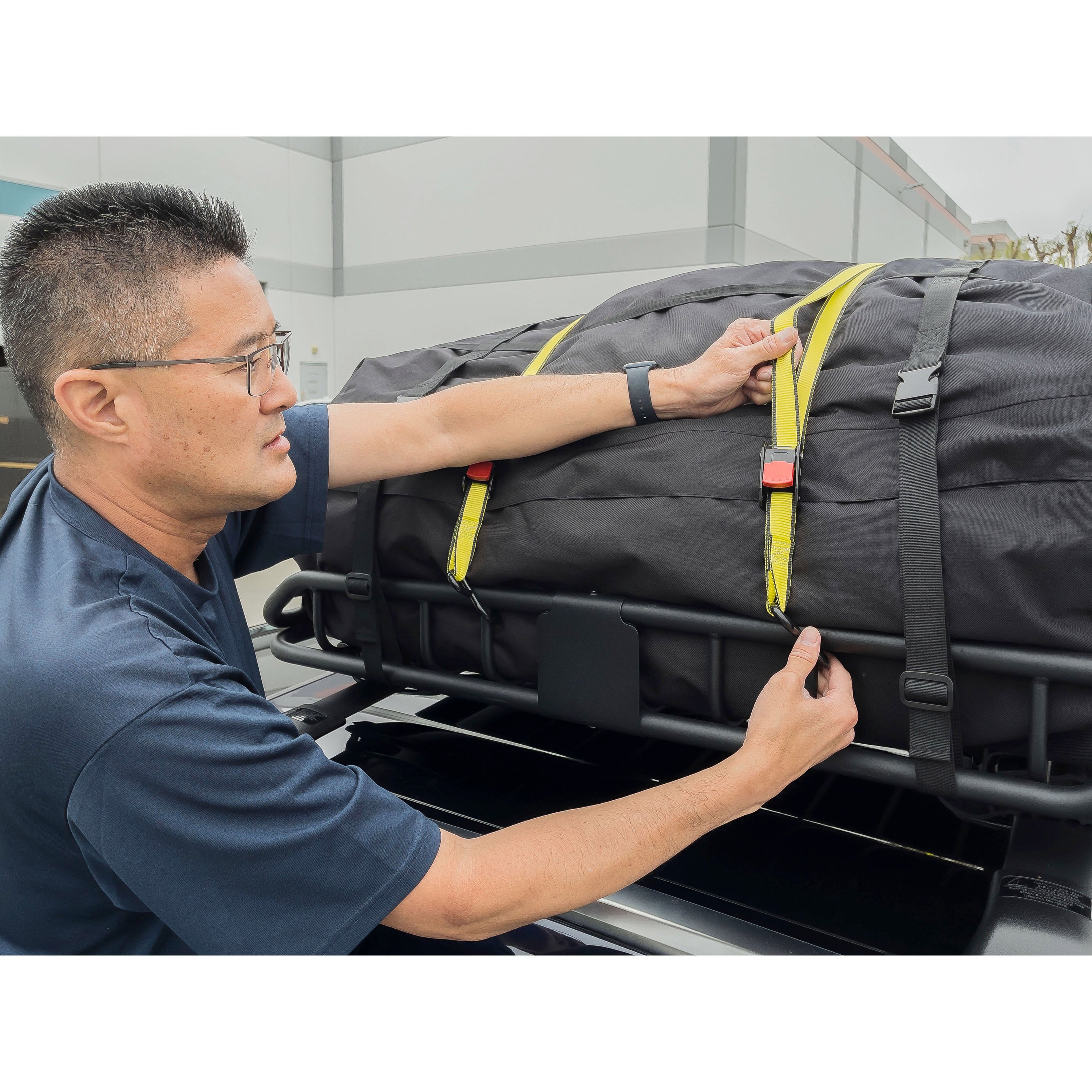 3 Feet x 5 Feet Cargo Net with 4 Piece Cam Buckle Set