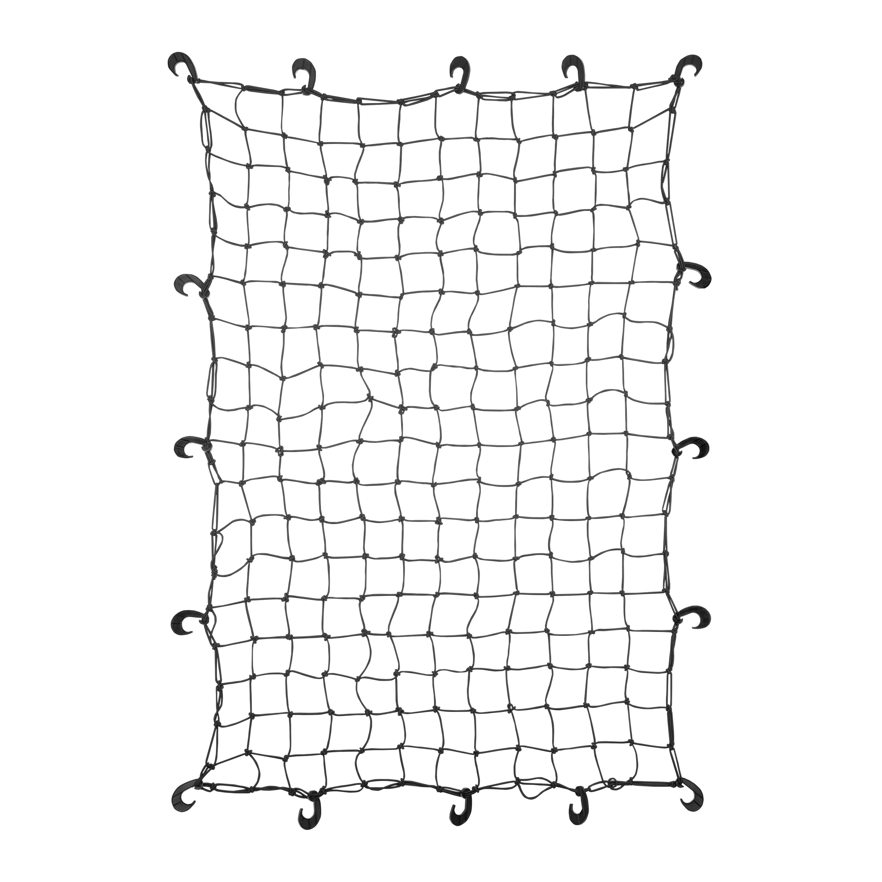 4 Feet x 6 Feet Cargo Net with 16 Piece D-Clips