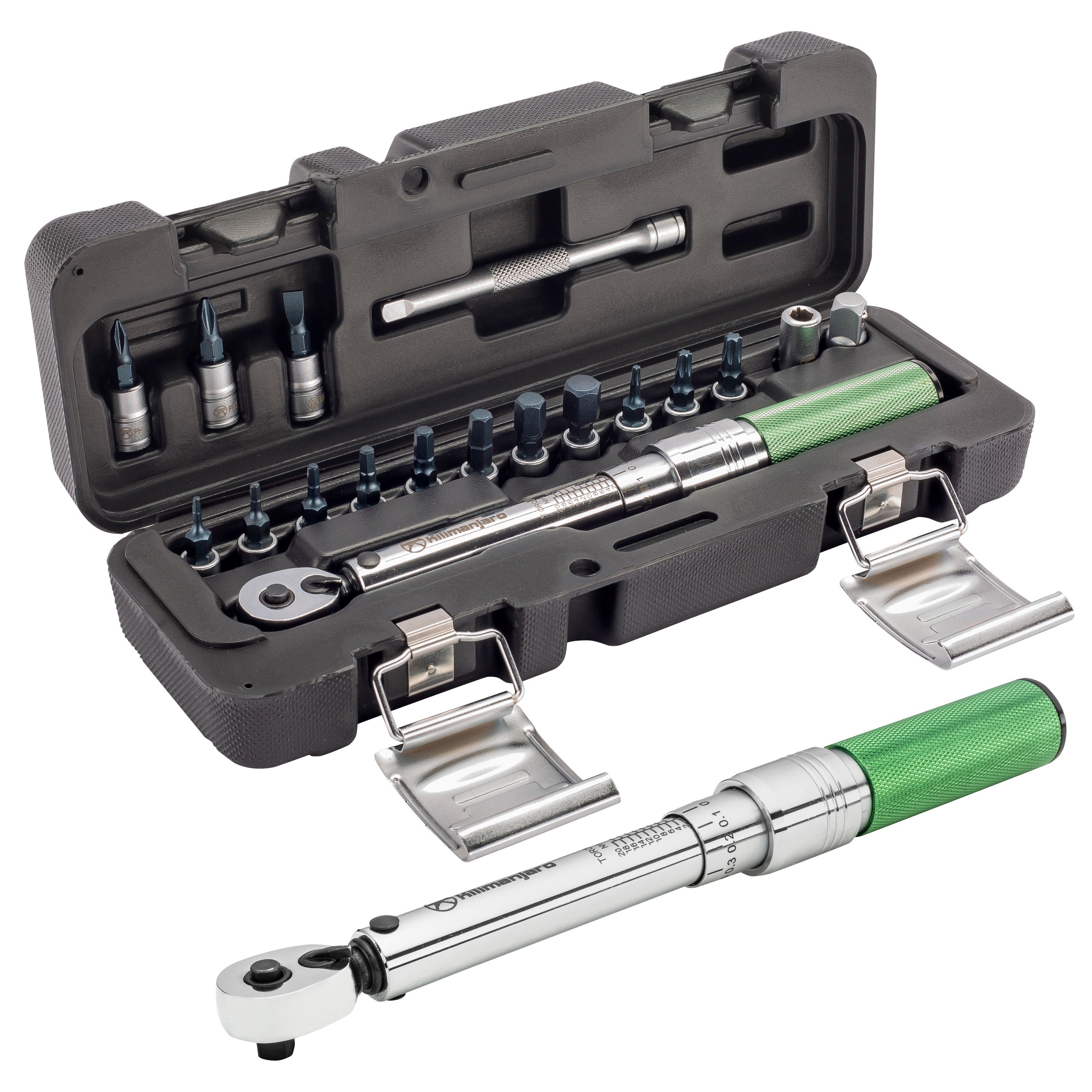 Click Torque Wrench Set 1/4-Inch Drive -2 to 20 NM