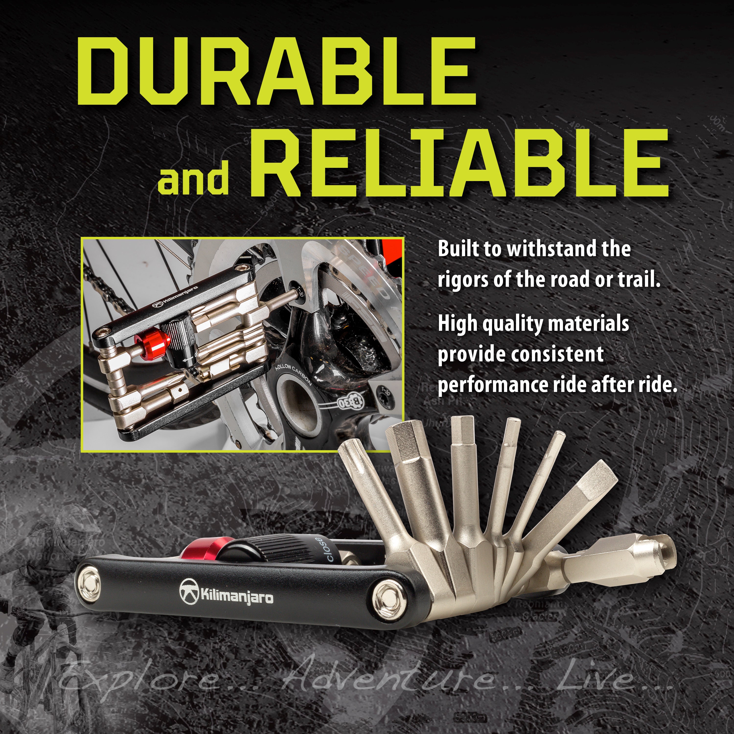 12-in-1 Folding Bicycle Tool