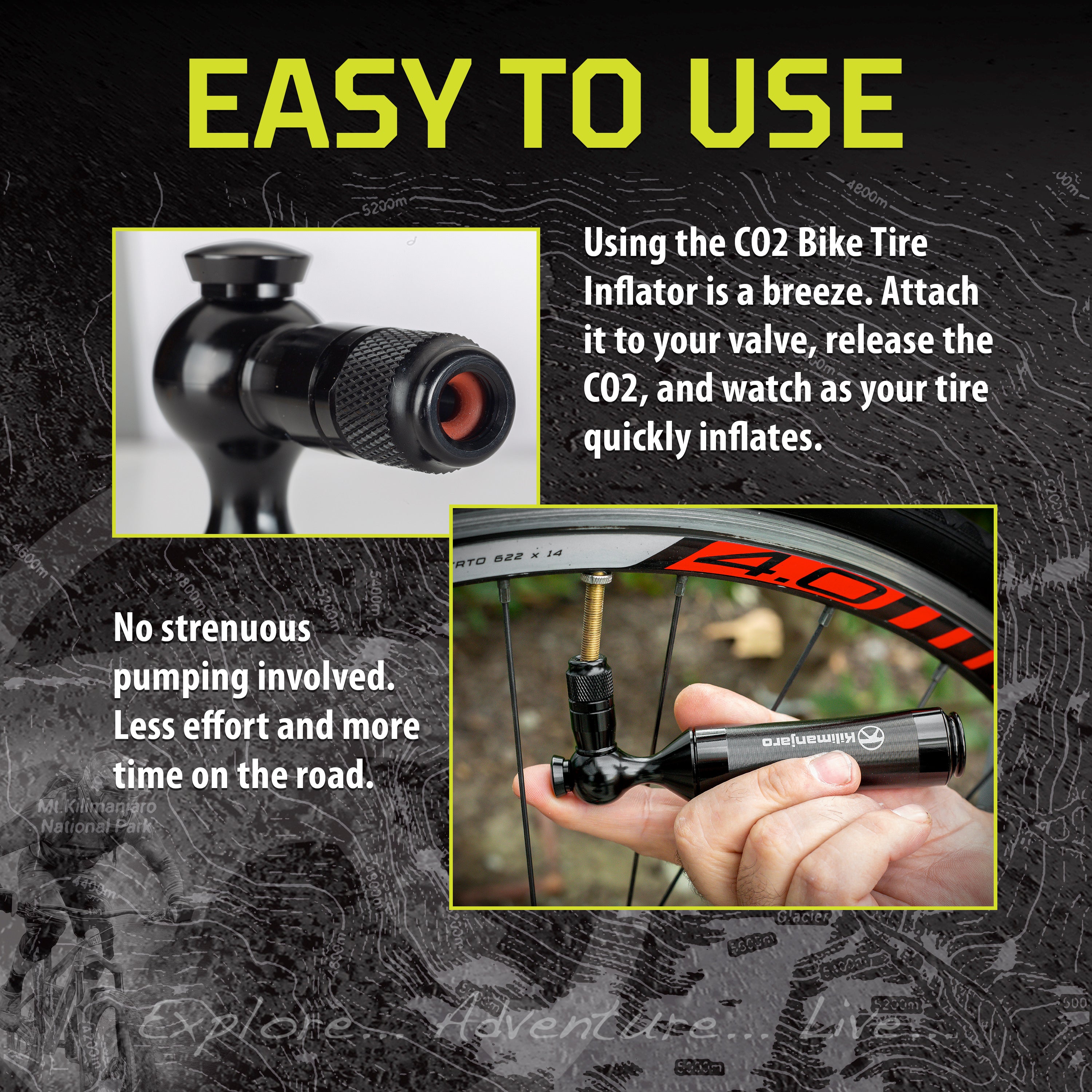 Speedy CO2 Tire Inflator