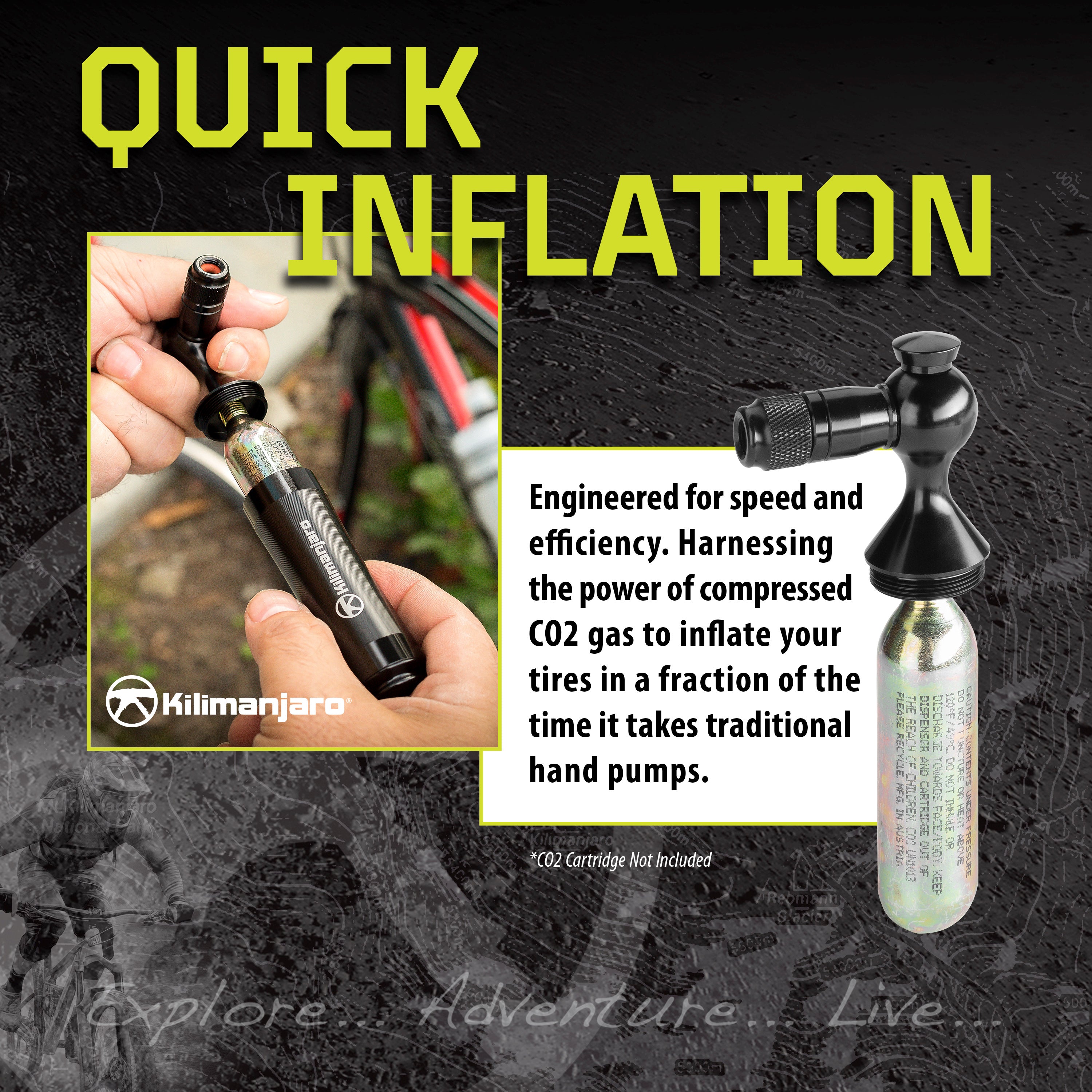 Speedy CO2 Tire Inflator