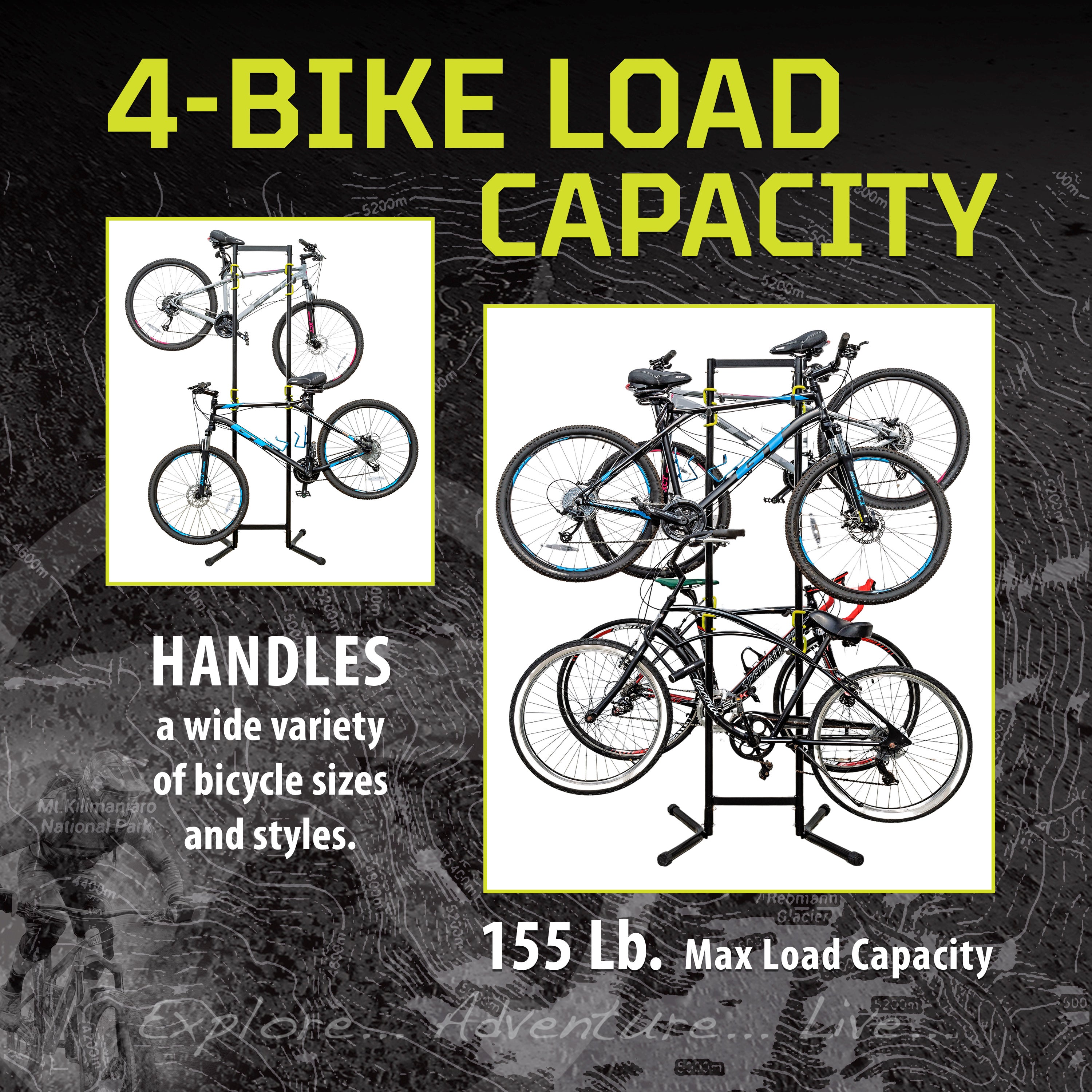 Bicycle Garage Storage Stand