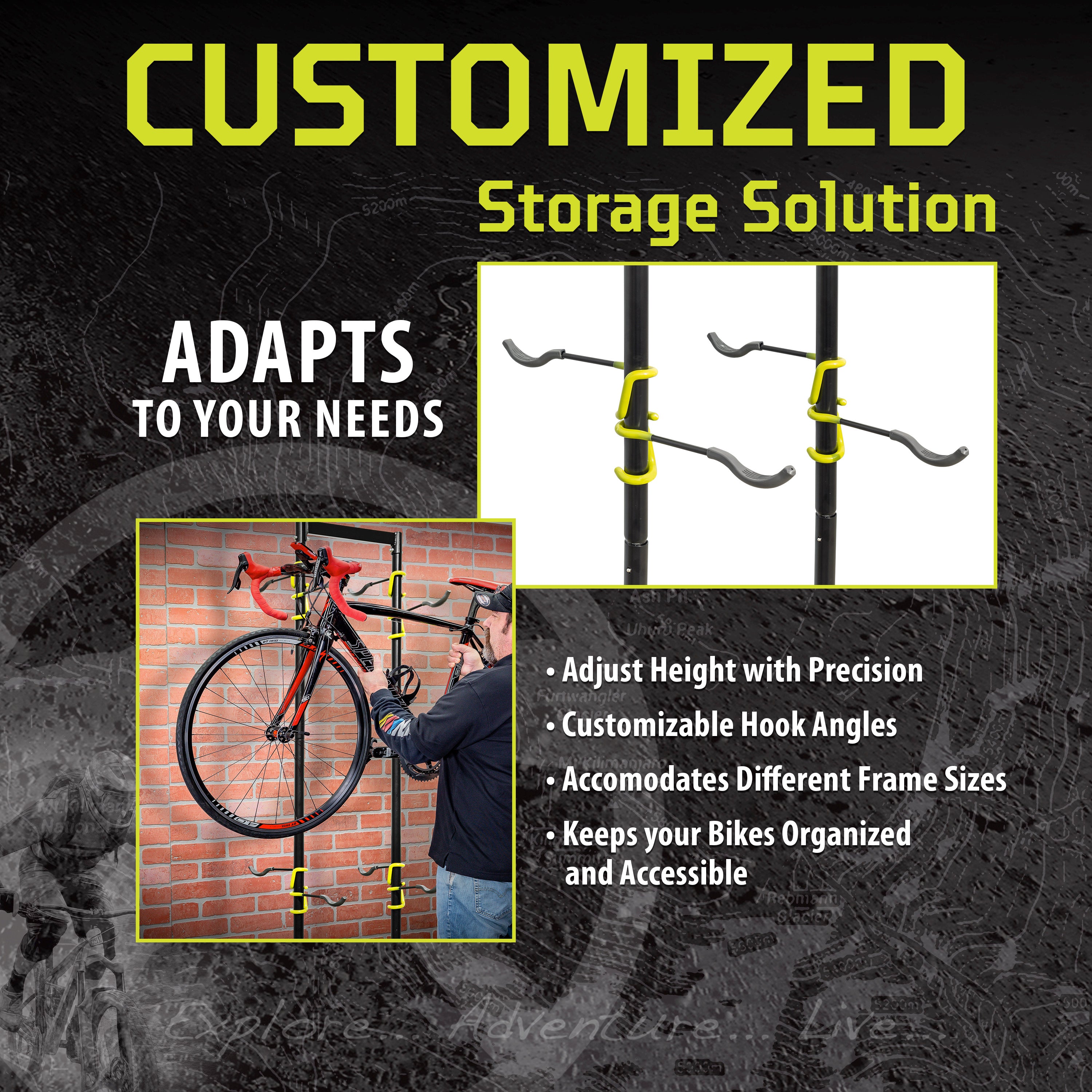 Bicycle Garage Storage Stand