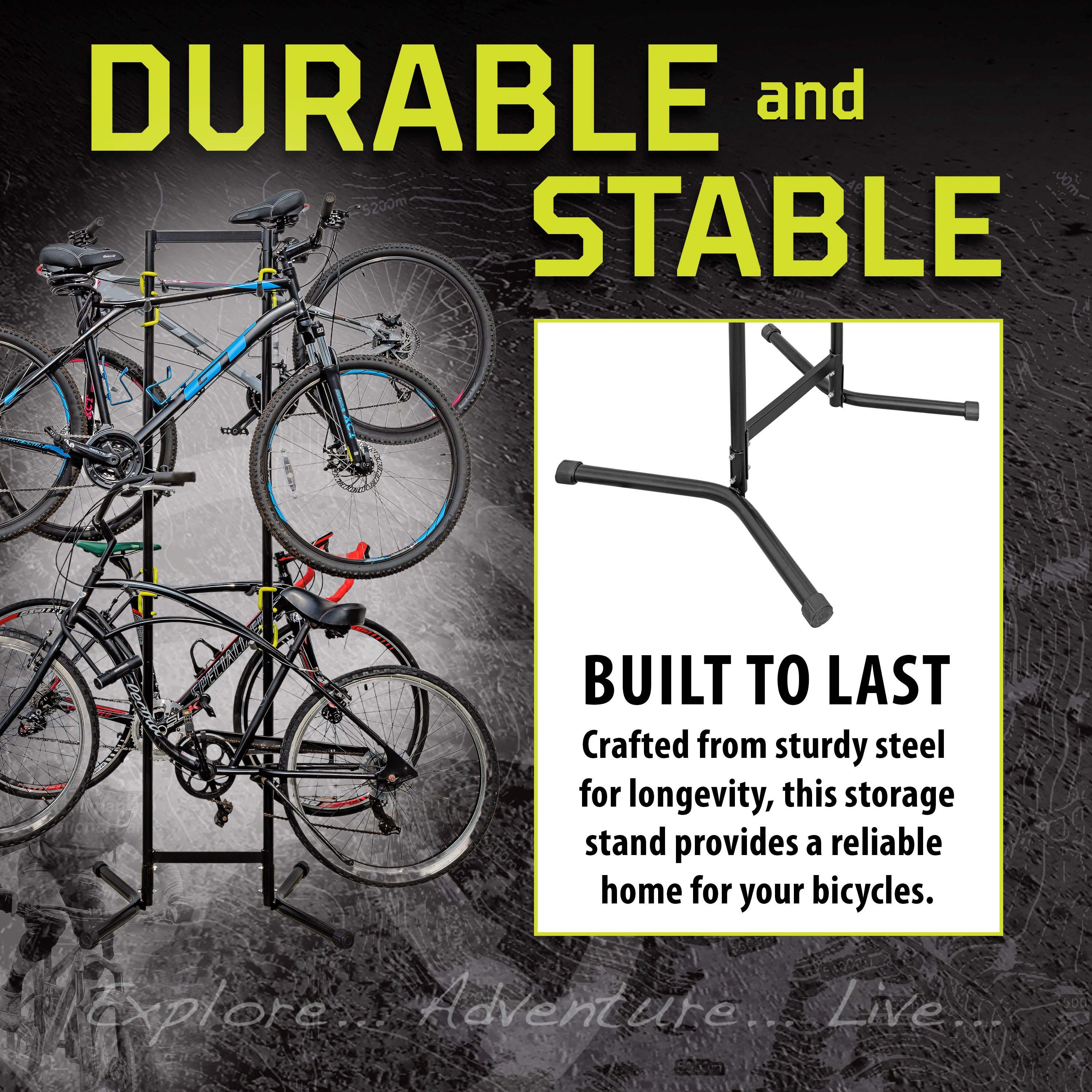 Bicycle Garage Storage Stand