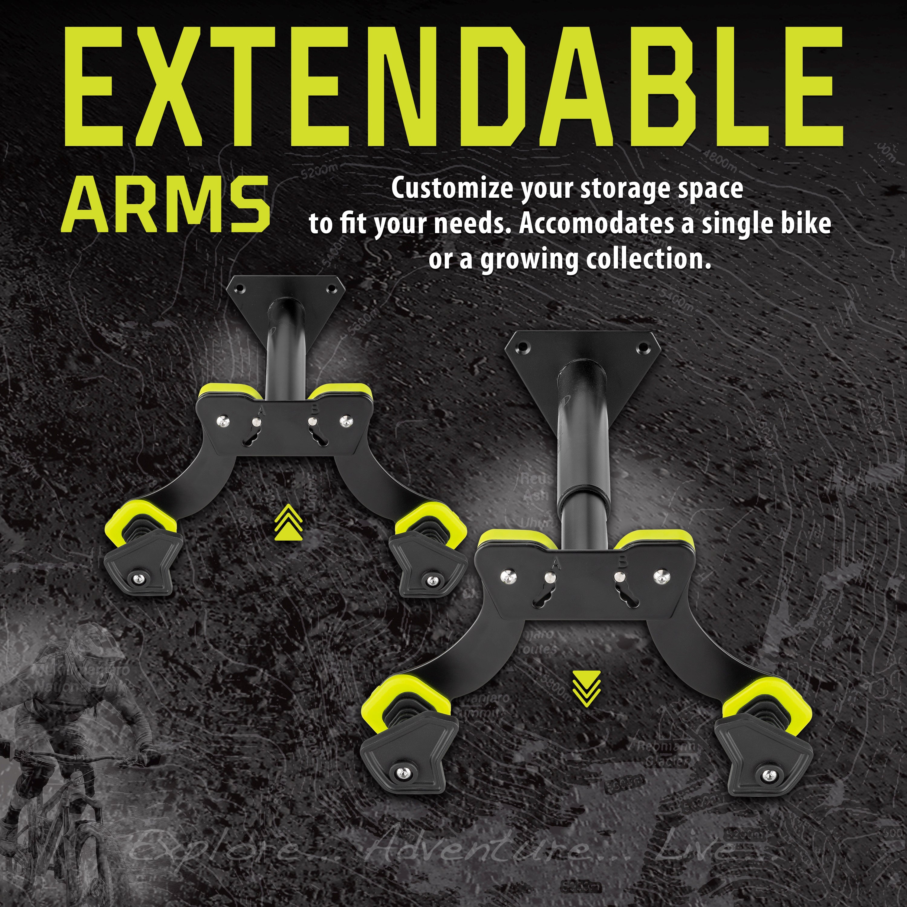 Wall Mount Bicycle Garage Storage