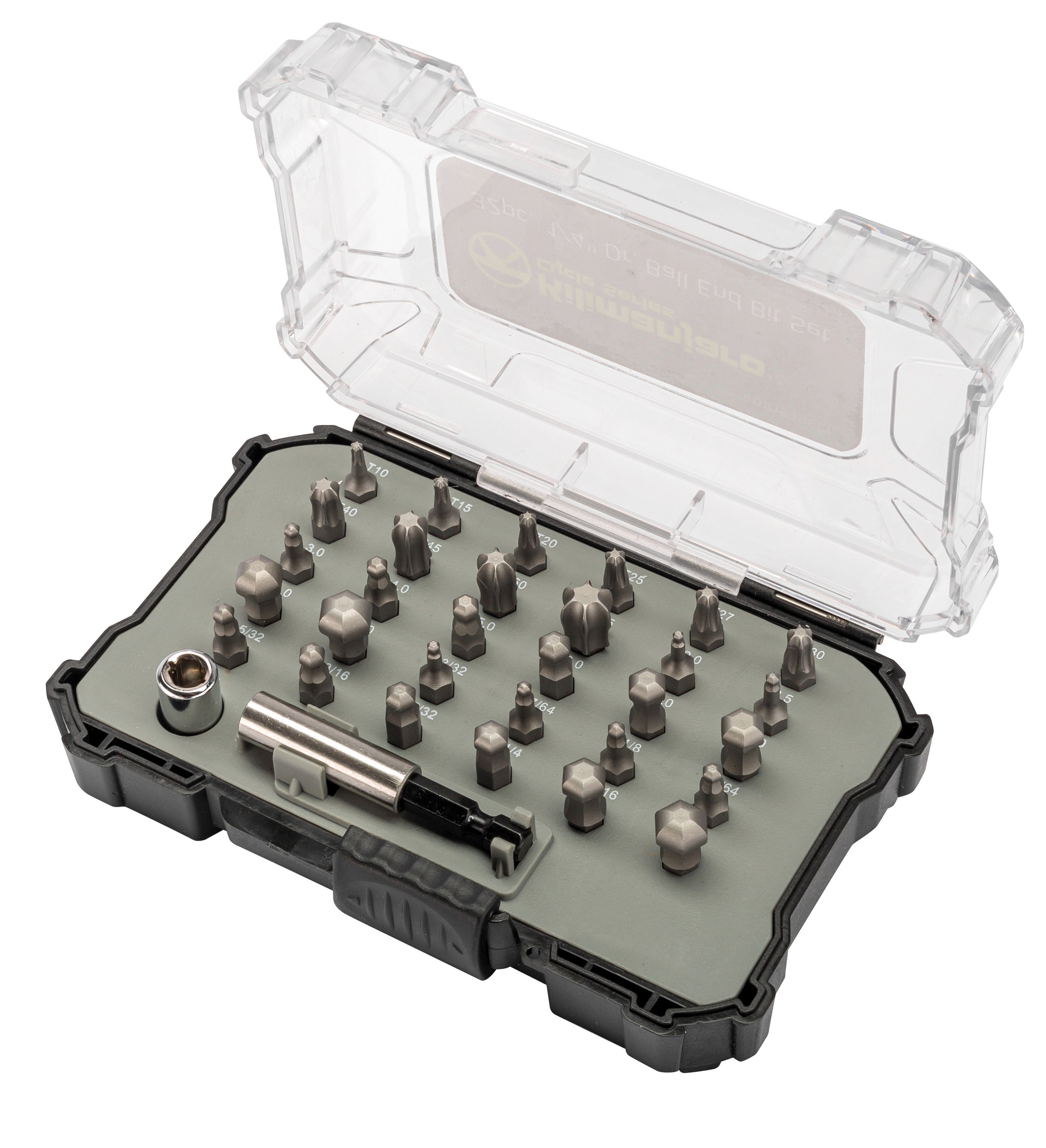 32 Piece 1/4-Ich Drive Ball Head Bit Set