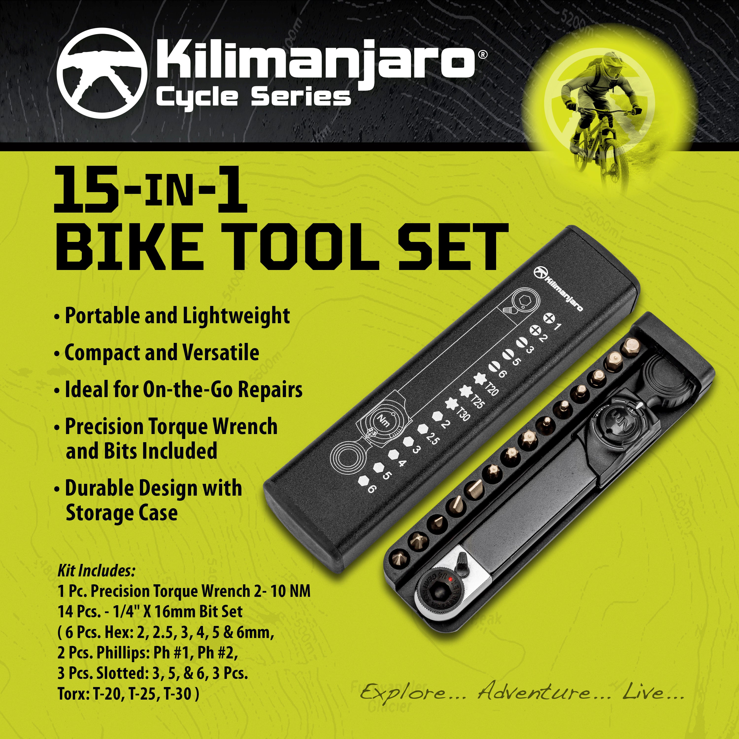 15-in-1 Bike Tool Set