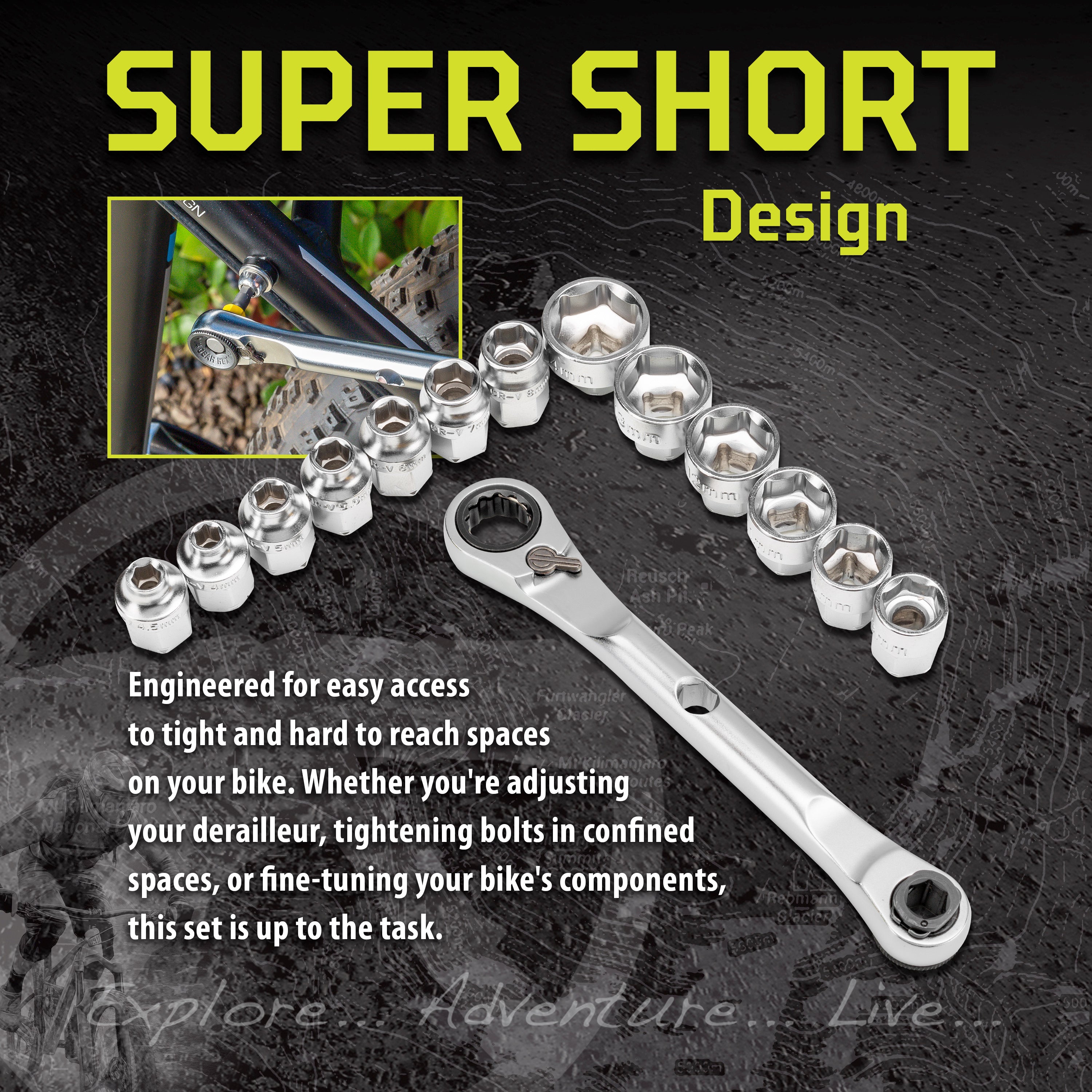 30 Piece Super Short Socket Set