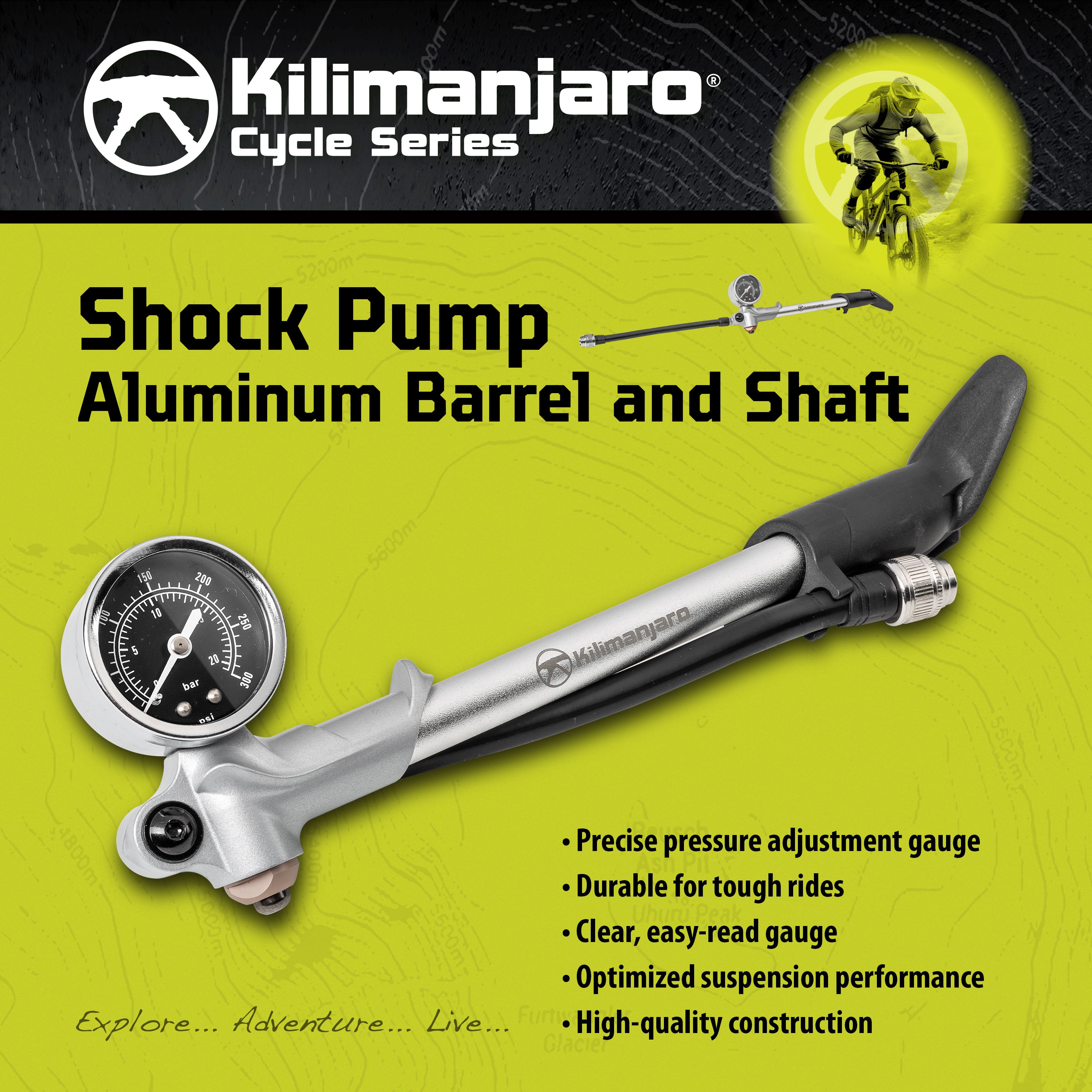 Shock Pump Aluminum Barrel and Shaft