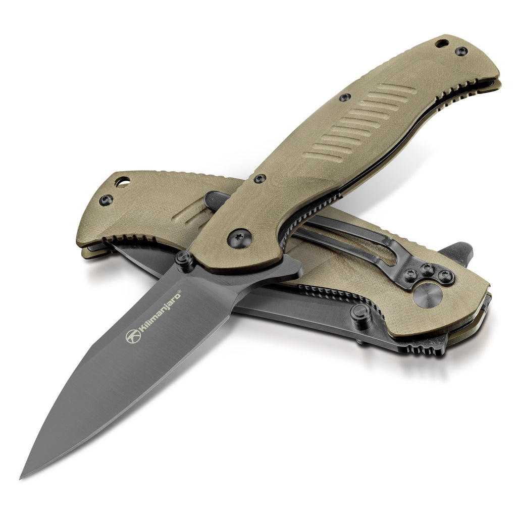 Morsa 8 in. Folding Knife - Titanium Nitride Blade