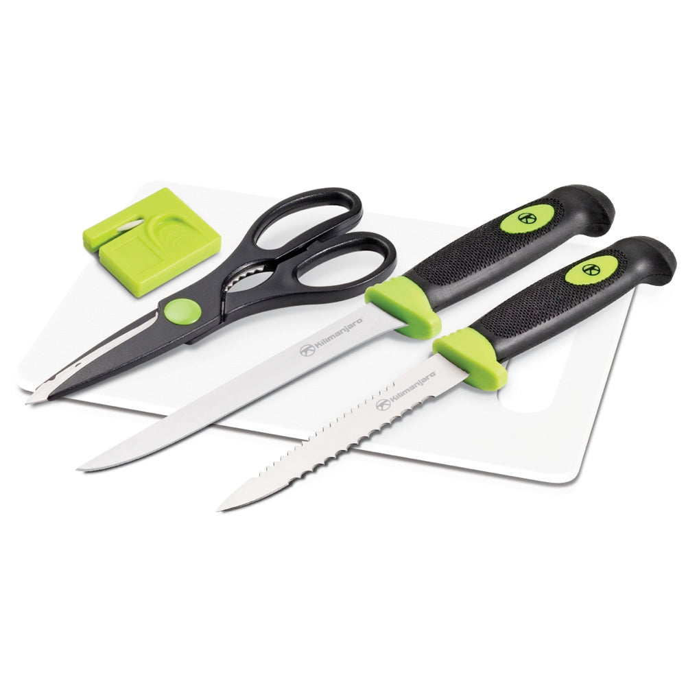 5 Piece Fishing Knife & Tool Set