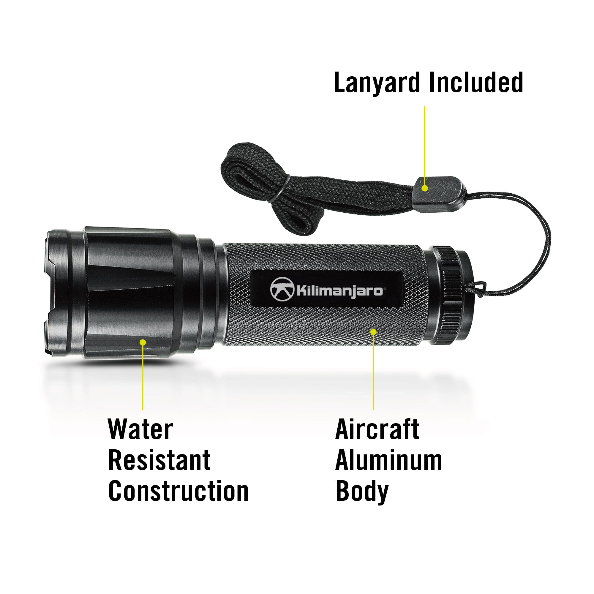 2 Piece LED Tactical Flashlight Set