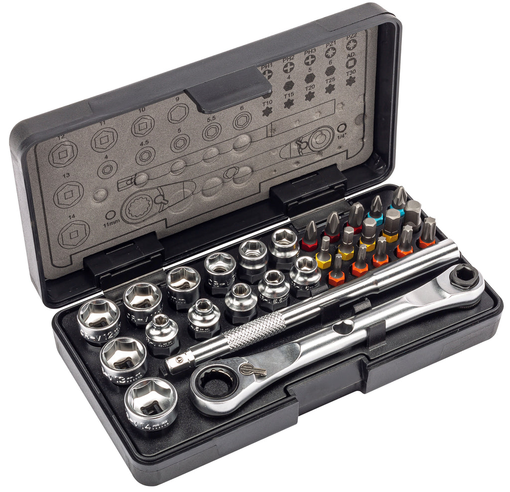 Short Socket Box Set 30 Piece Super Short Socket Set