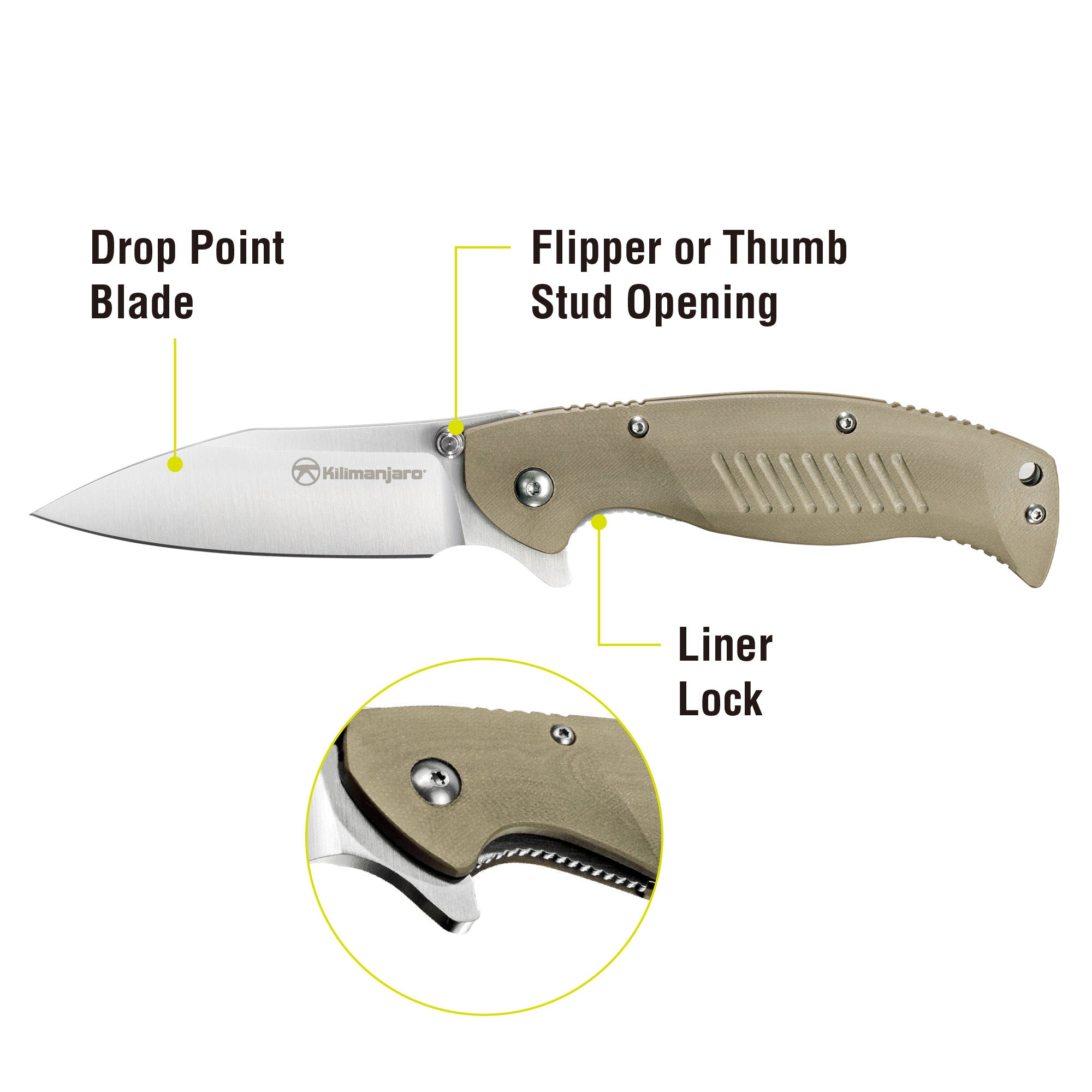 Morsa 8 in. Folding Knife -  Polished Blade