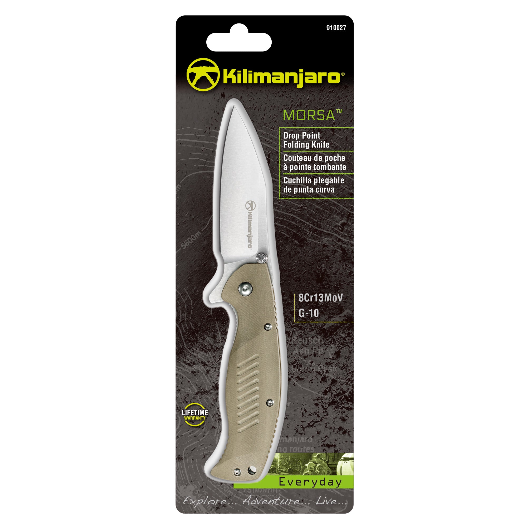 Morsa 8 in. Folding Knife -  Polished Blade