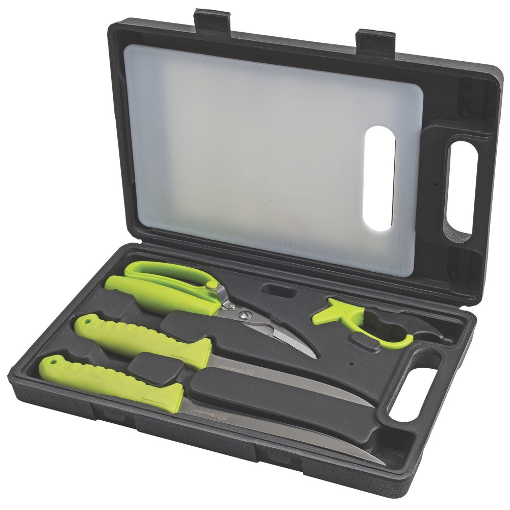 5 Piece Heavy Duty Fishing Knife & Tool Set