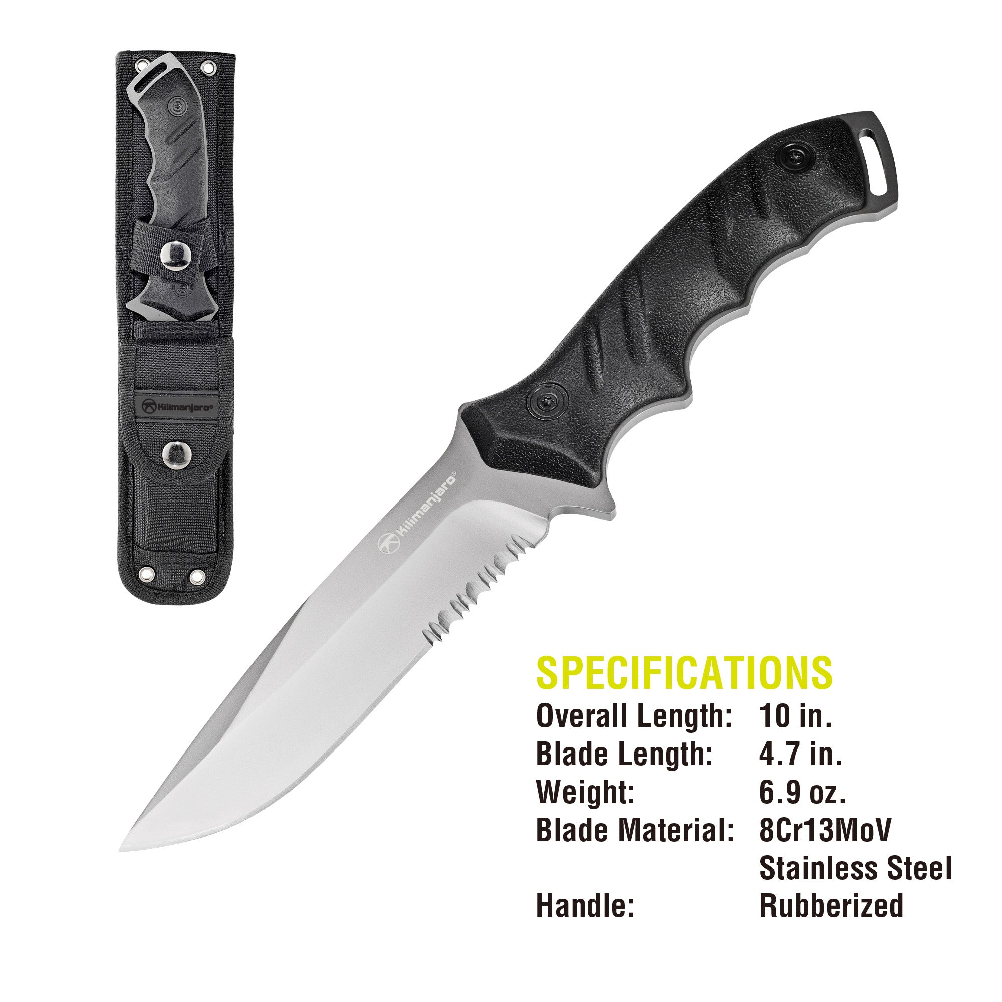 Shira 10 in. Fixed Blade Knife